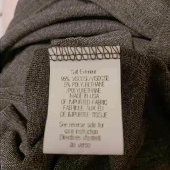 Theory Gray Layered Sleeveless Tank Top - Picture 10 of 12